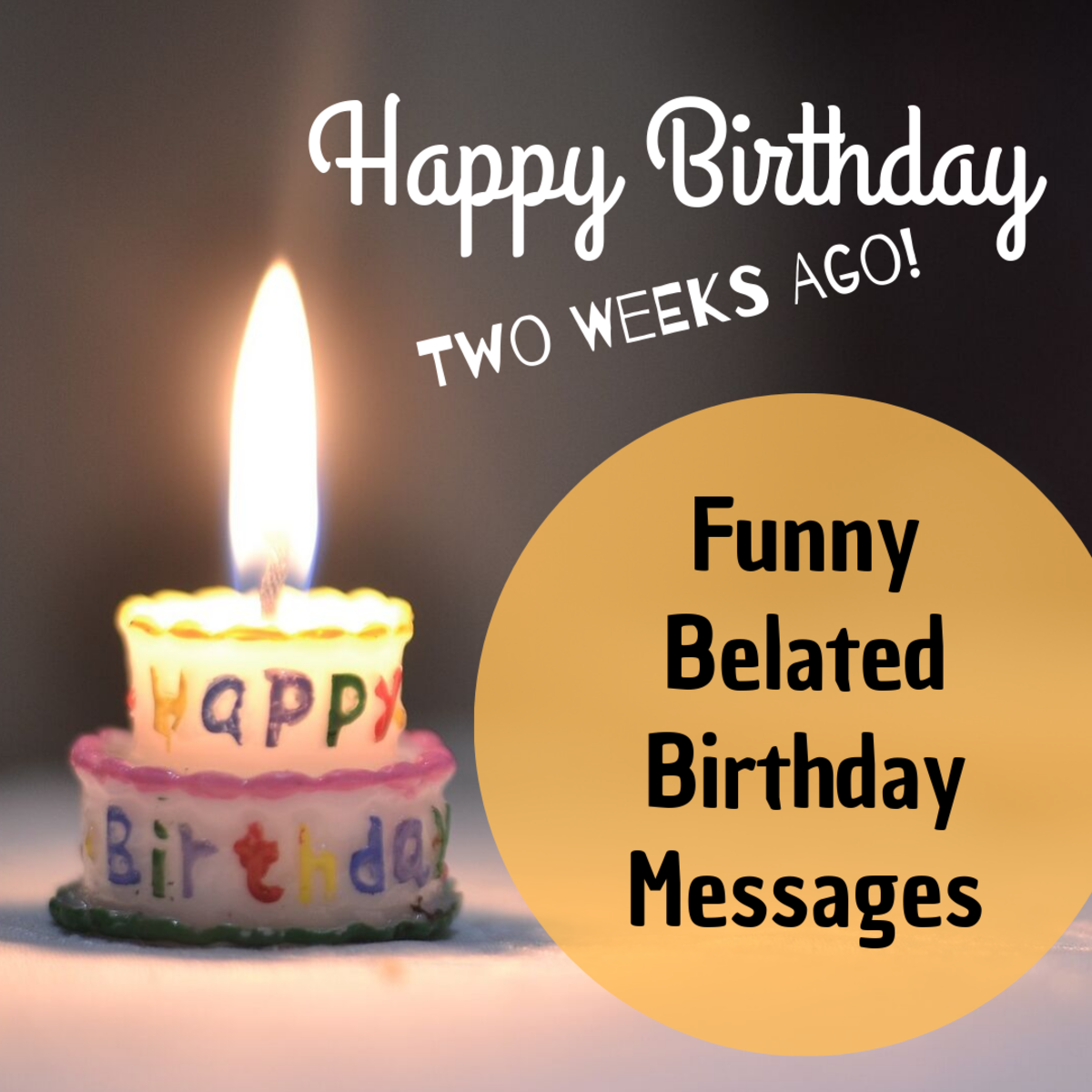 Funny Belated Happy Birthday Wishes: Late Messages and ...