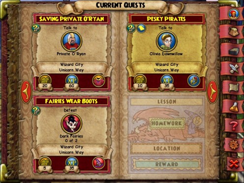 Rowan's first quests.