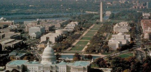 Overview of the Mall today reveals how correct Washington and L'Enfant were