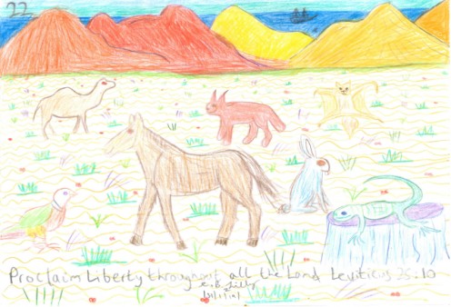 Proclaim Liberty throughout all the Land, Leviticus 25 : 10, drawn on Thursday the 31st of January, 2019.