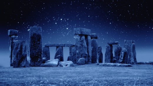 Stonehenge is a prehistoric monument in Wiltshire, England, two miles (3 km) west of Amesbury.