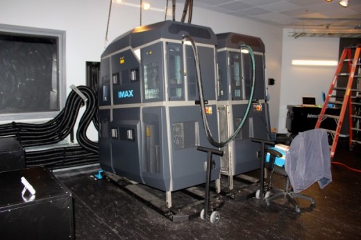 IMAX laser projectors, which make the new technology possible