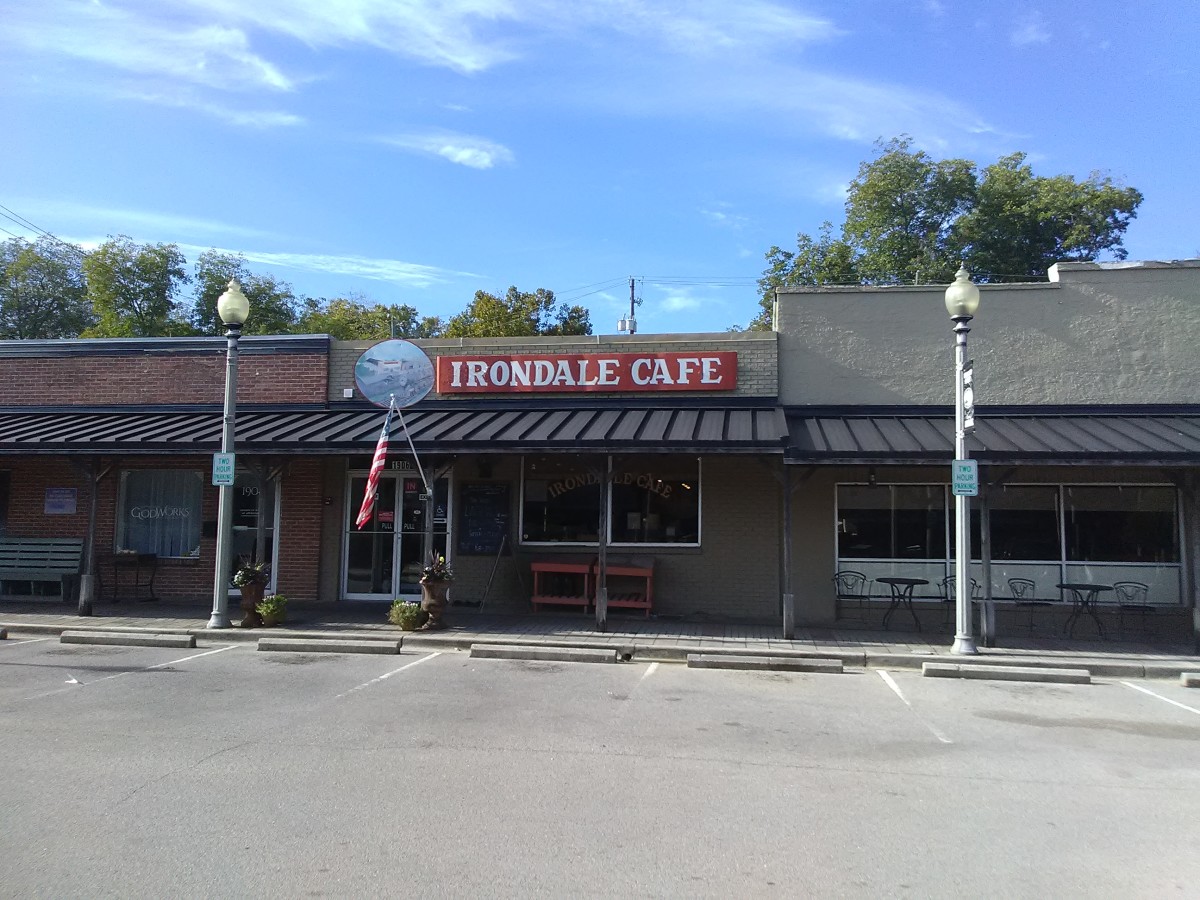 Enjoy a meal at the Irondale Cafe