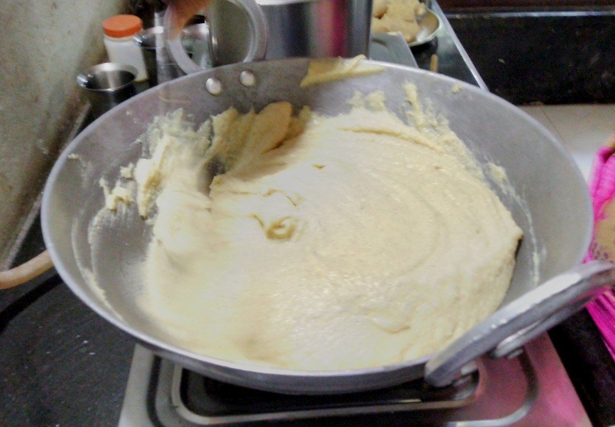 Thickening batter by boiling
