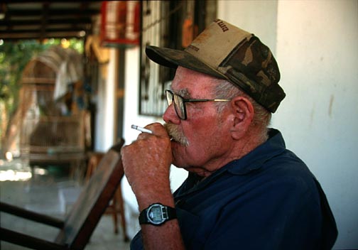 My great friend, the late Jimmy Smith.  Most popular legend in South Baja.  Juliet caused crisis as Jim ran out of cigarettes! (see Hub soon on Jim)