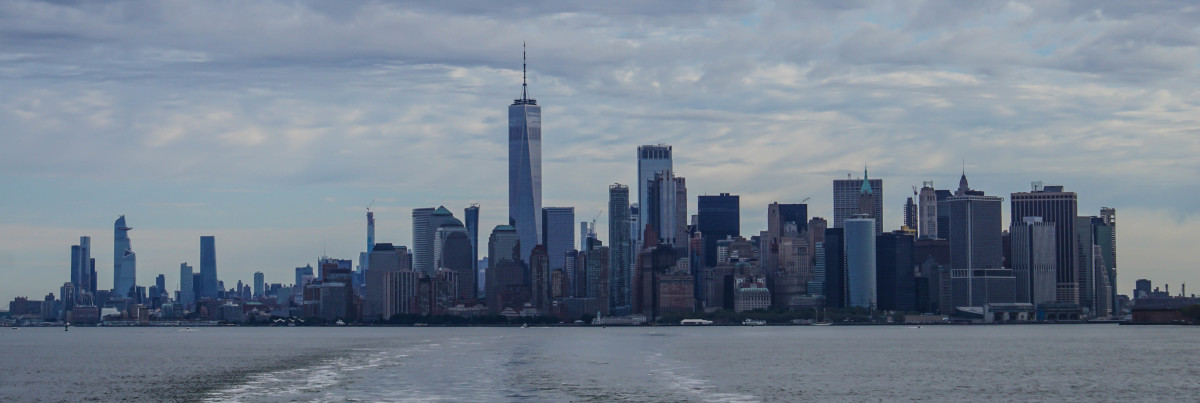 Manhattan Skyline from the water