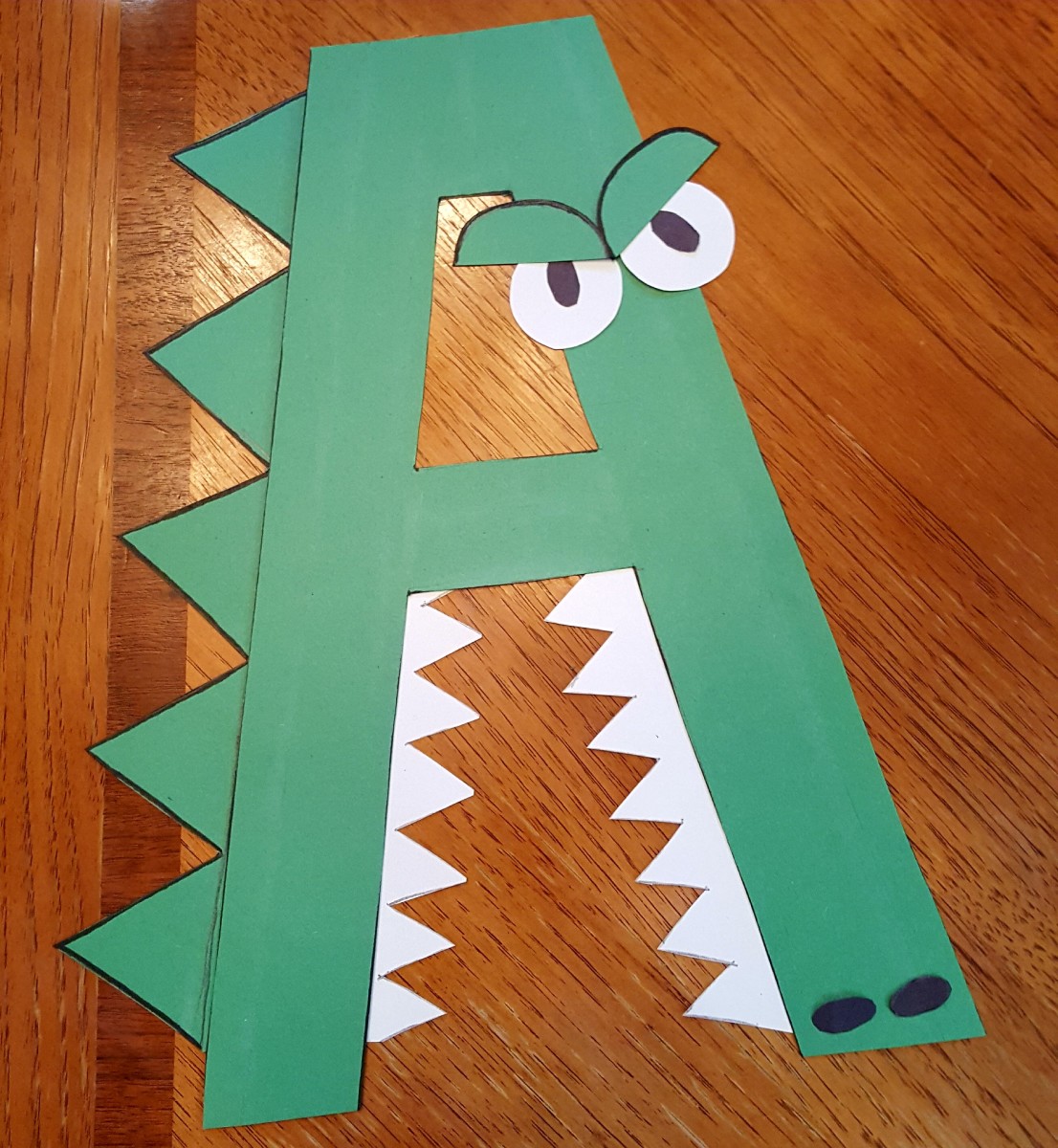 A Is for Alligator (Alphabet Paper Craft for Kids) FeltMagnet