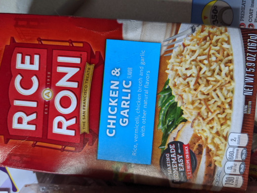 Rice a Roni - this is the flavor I have. 