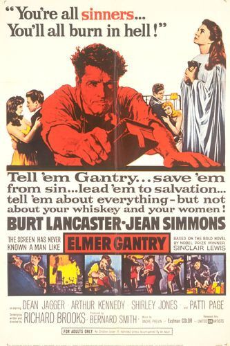 Elmer Gantry Poster 