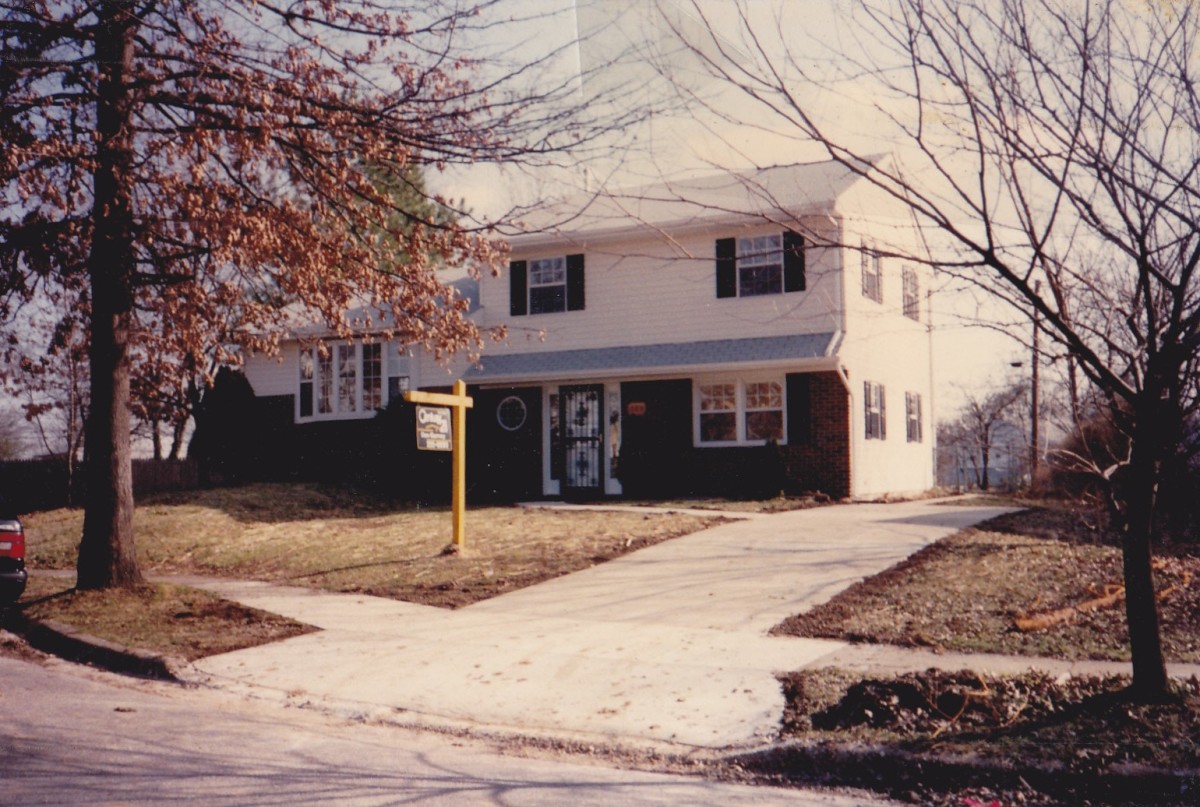 Former home at 383 JayBea Ct. in Glen Burnie.  Taken in Dec. 1992
