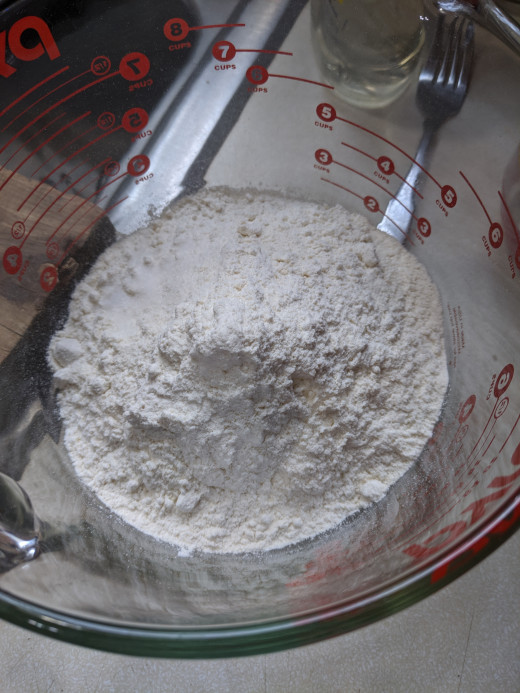 Flour, salt