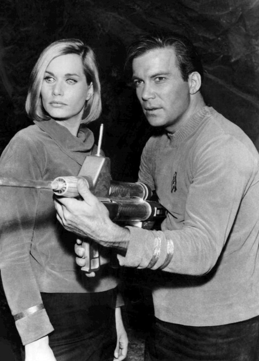 William Shatner, Sally Kellerman, and a laser rifle.