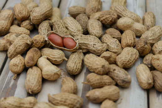 Raw peanuts provide a big source of protein and other nutrients.