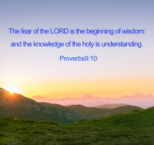 Godly fear, not just reverence but a fear of treading on holy ground, will lead us to Him and His wisdom.