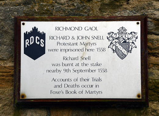 The plaque to the Snell brothers' memory