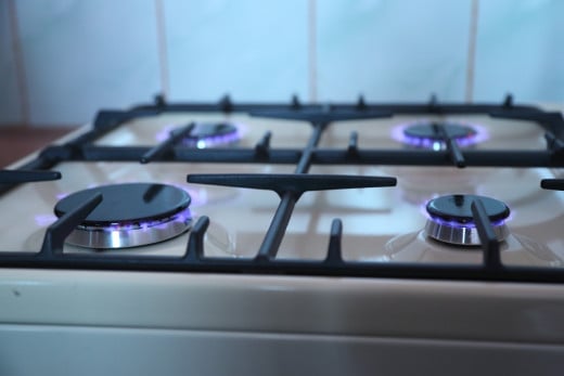 It could be scary to look under your stove.