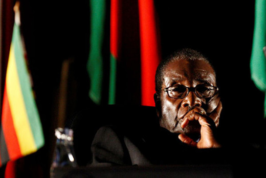 The late former president of Zimbambwe, Robert Gabriel Mugabe.