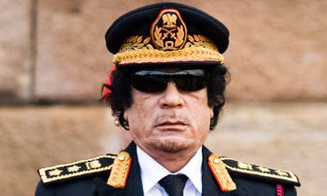 Muammar Al-Gaddafi of Egypt.