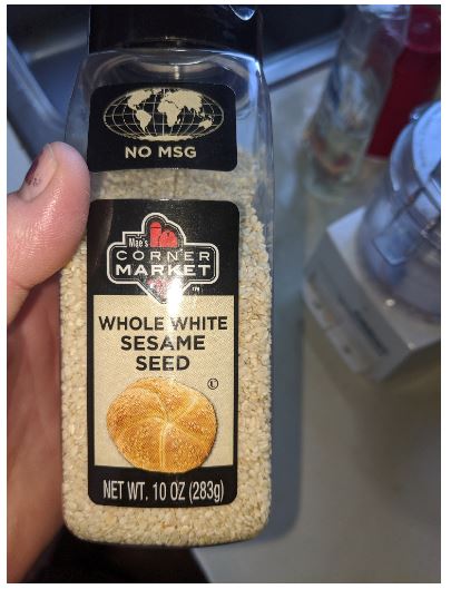 Sesame seeds 10 ounce jar