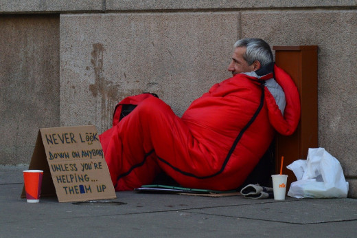 Homeless Man, Image by Quinn Kampschroer from Pixabay