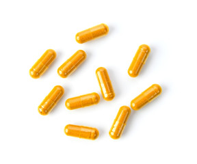 Many people choose to take turmeric in capsule form as a daily supplement to aid in their overall health. 