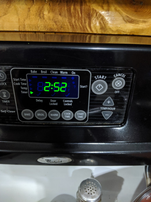Oven timer is convenient