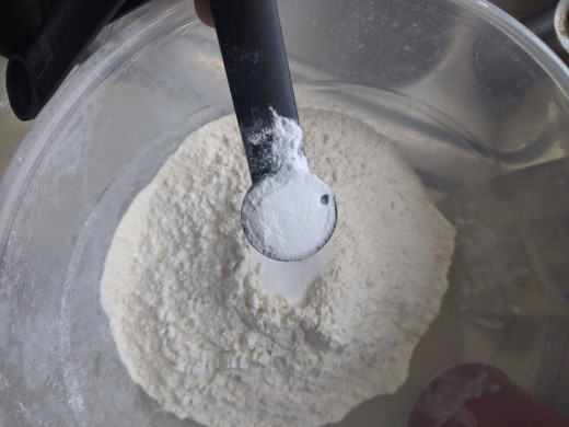 Baking soda add to flour