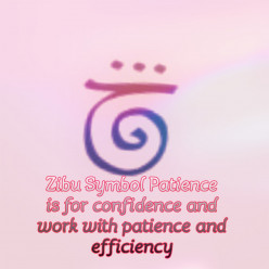 Zibu Symbol Patience is to strengthen the Will power and to help when you lose your patience