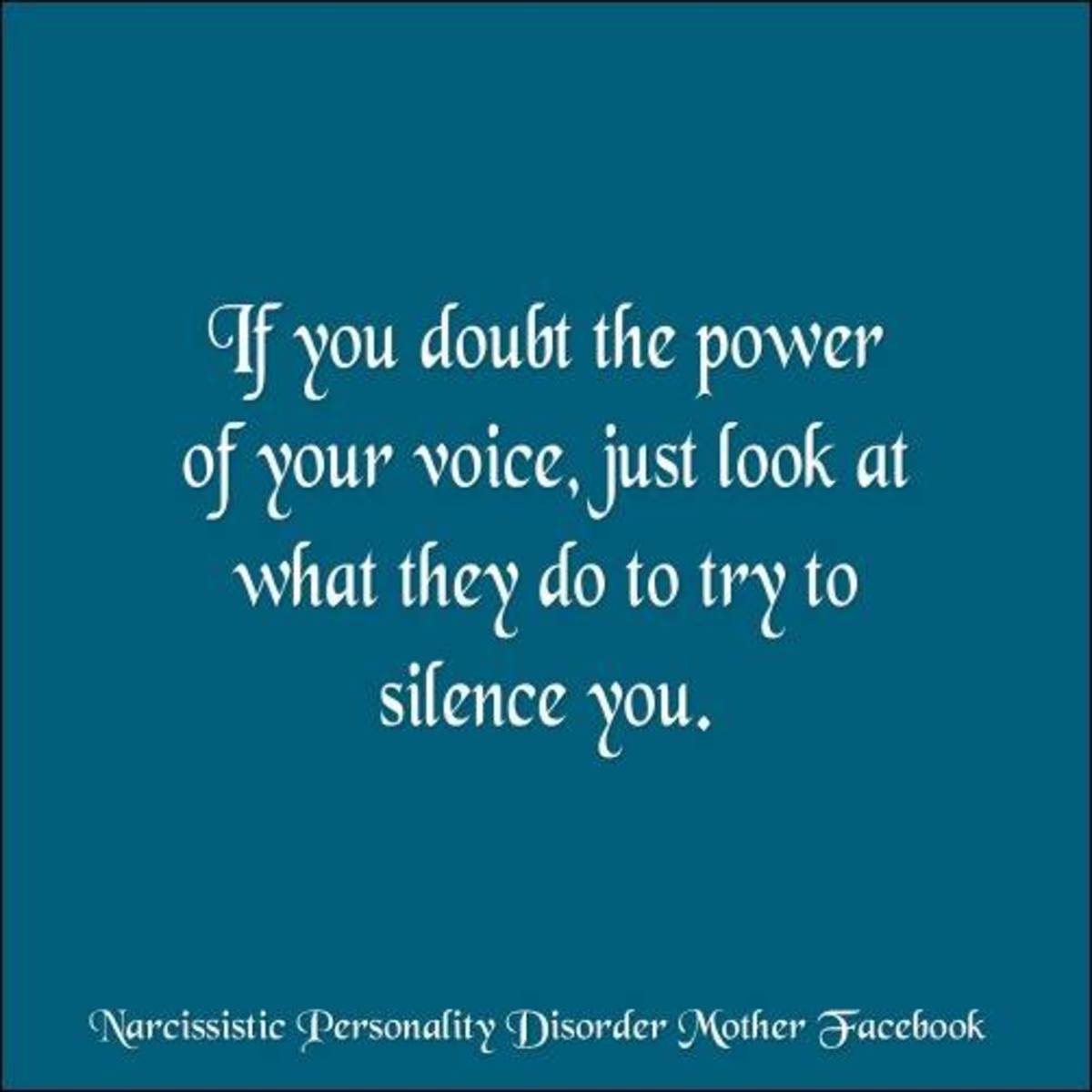 If you doubt the power of your voice, just look at what they do to try to silence you. - KC3