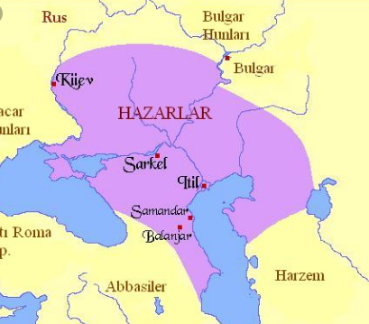 The territory of the Caspian state
