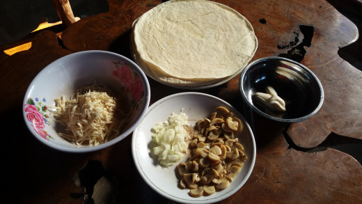crispy mushroom quesadillas ingredients