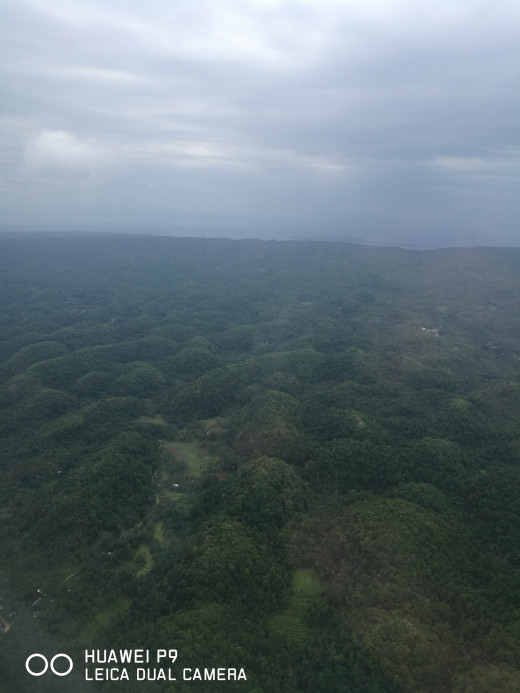 Bohol on a bird's eye view.
