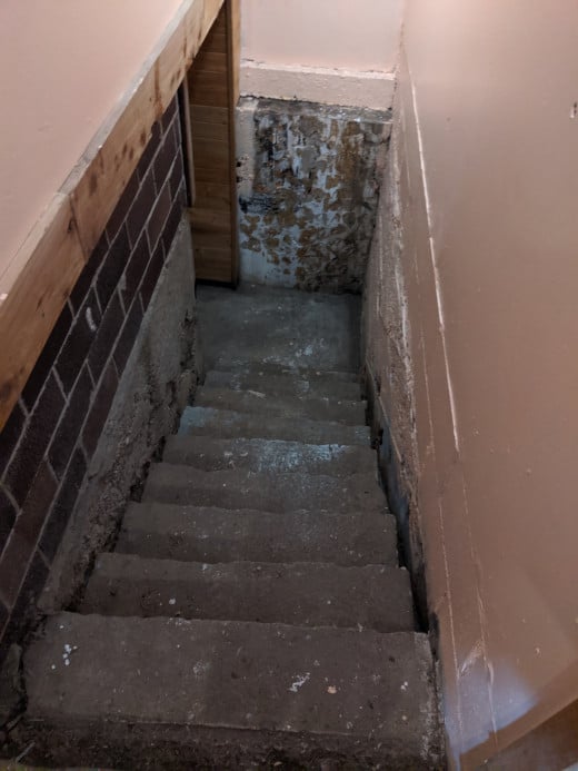 Down into the basement