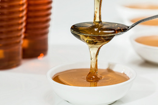 Honey is a fantastic exfoliant, amongst its other properties.