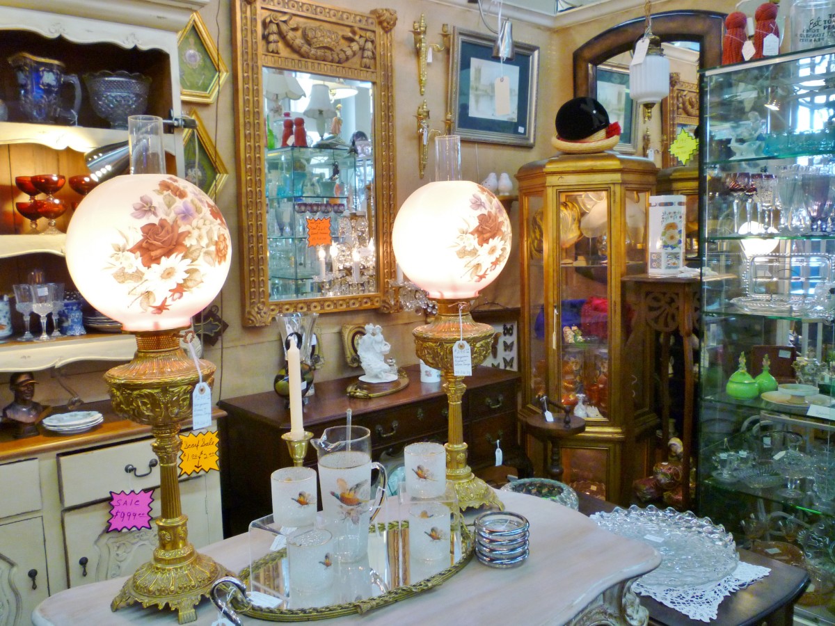 Assorted items for sale at AG Antiques