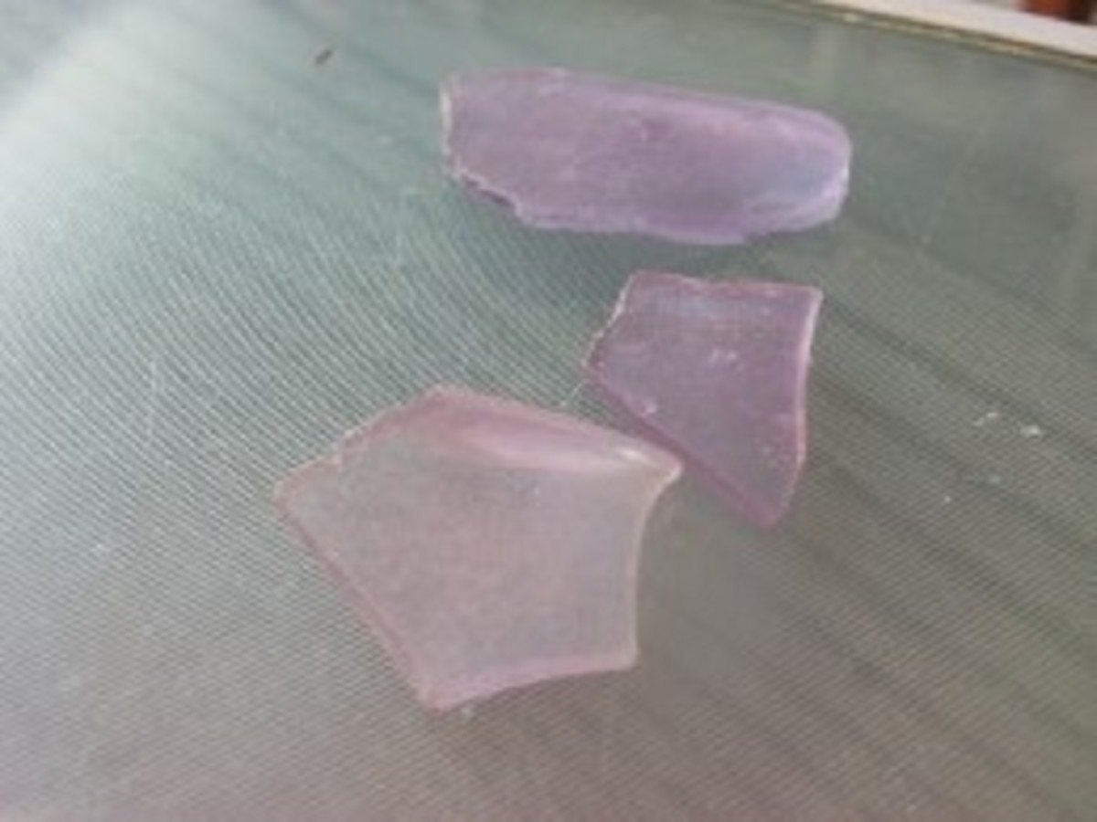 lavender sea glass