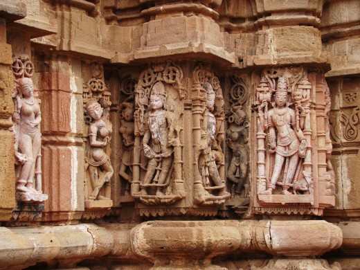 From Gauri-Somnath temple, Omkareswar, Madhya Pradesh, India.