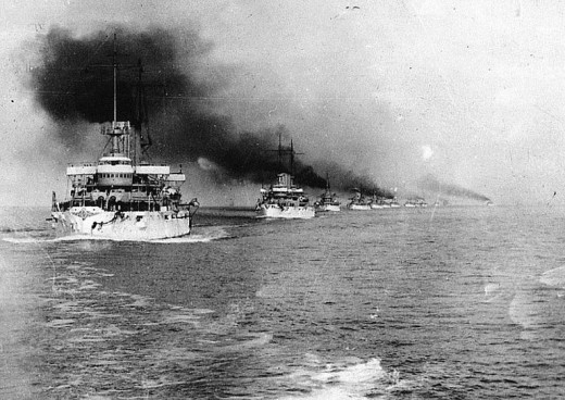 The Great White fleet saw 16 American battleships cruise around the world under the administration of Teddy Roosevelt.