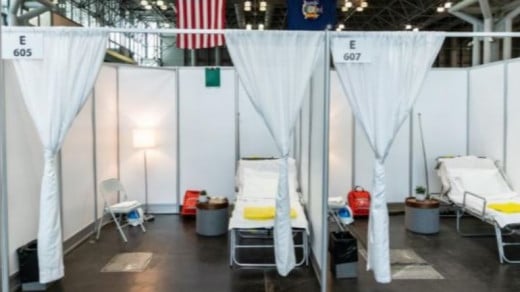 The US military is setting up field hospitals in Seattle and New York. (Photo: Reuters)