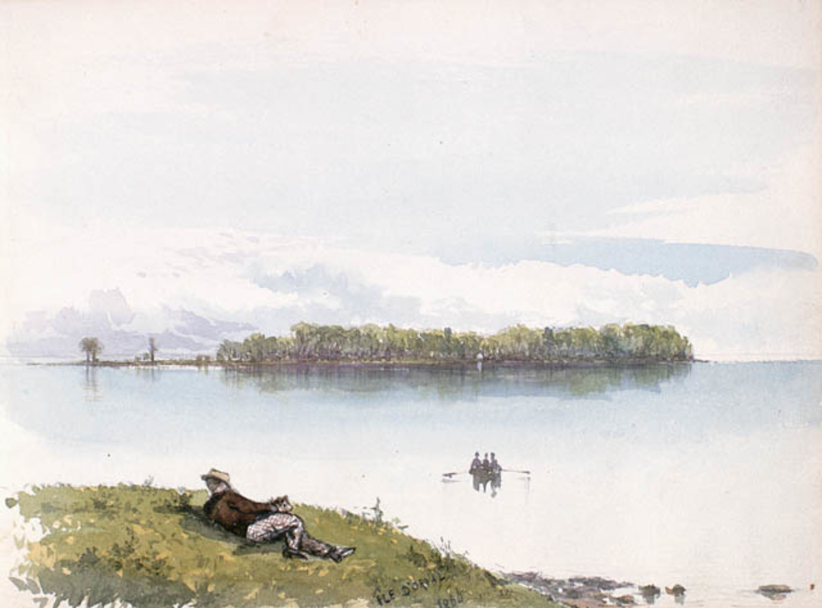 Île Dorval, Frances Anne Hopkins (1838-1919)