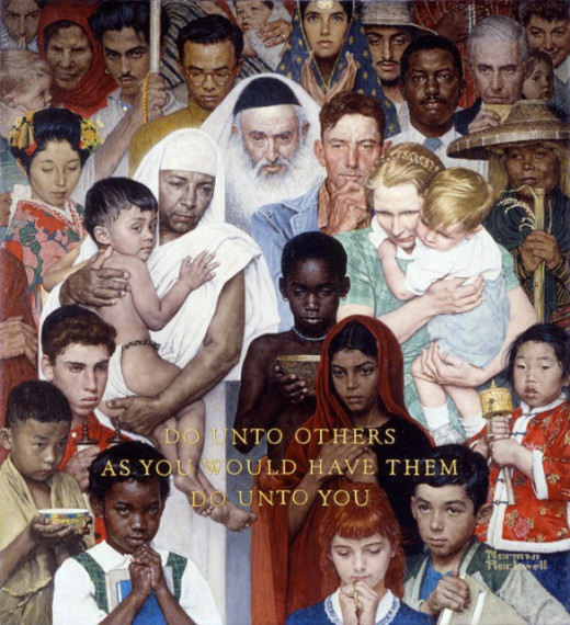 Painting by Norman Rockwell (1961)