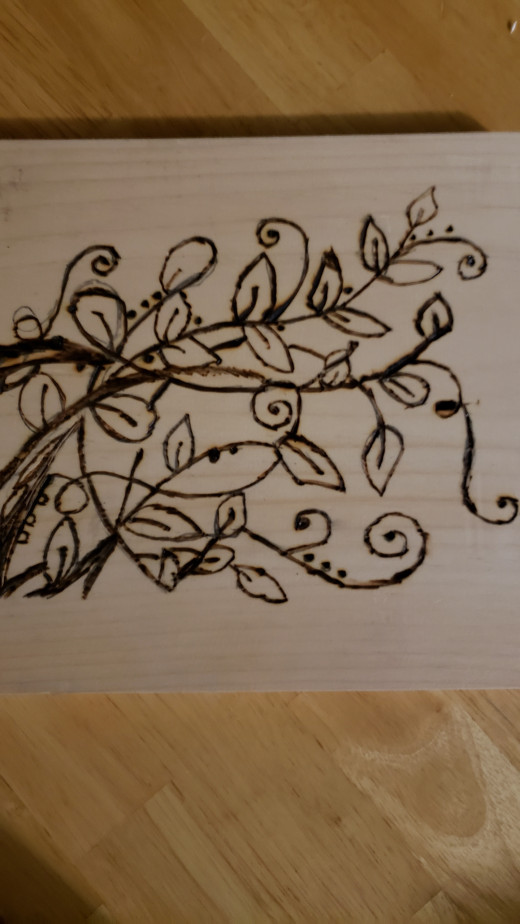 The Wood burning is done, now we start to tweak it to turn it into something great!!!