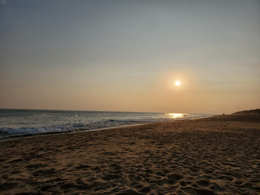 Evening Time At Puri Beach