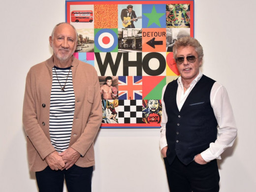 Posed with their recent album as backdrop. 'Detour' is a visit to their roots, sometimes whimsical, sometimes soul-searching, always with Pete's fine guitar riffs and Rog's strongly voiced lyrics