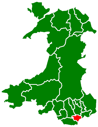 Map location of Cardiff 