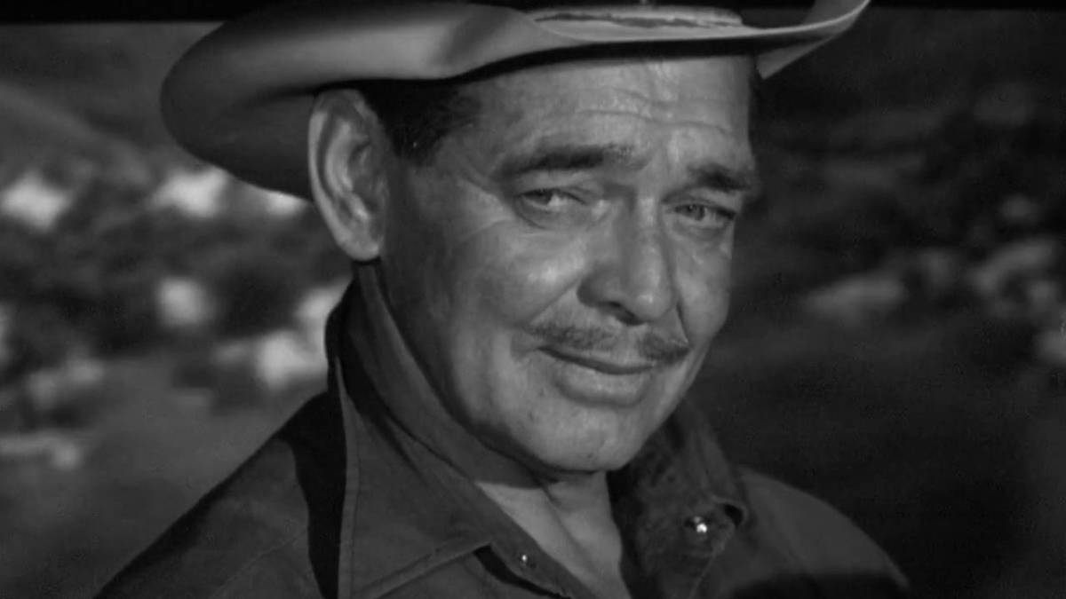 Gable in The Misfits (1961), his swan song.