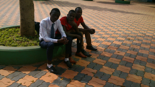 University Students Relaxing