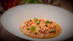 Risotto With Pepper Cream, a Balanced First Course