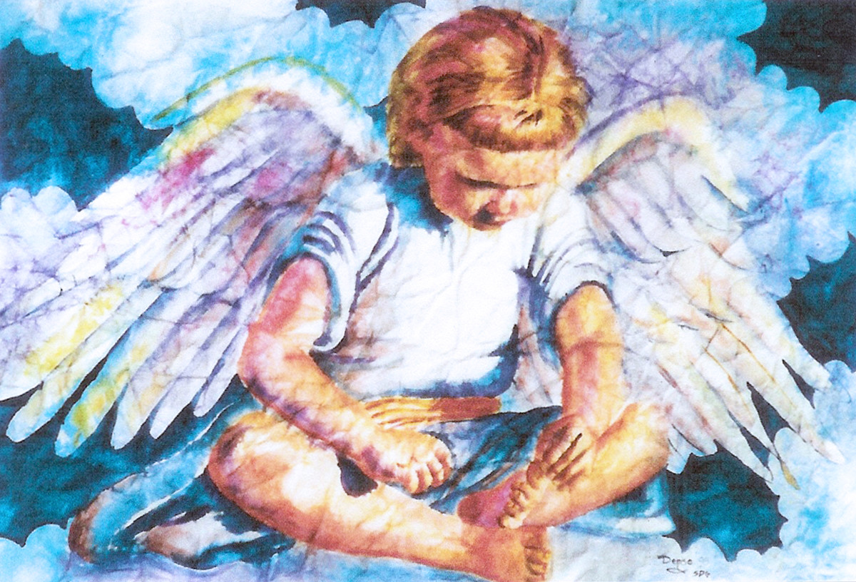 My watercolor painting "Darling Angel"