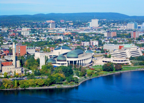 Gatineau (view from the Peace Tower of Parliament Centre Block)